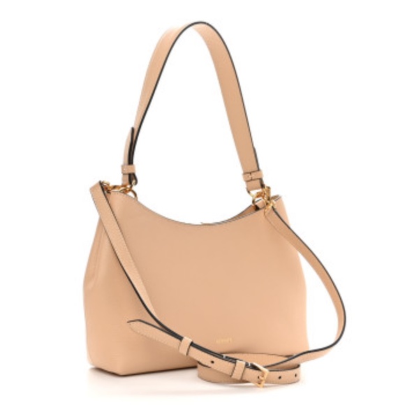 Versace Nude Calf Leather Small Hobo Shoulder Bag - Picture 3 of 9